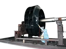 Baling-baling kipas besar berlapis ECTFE