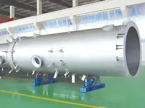 Menara pembersih asam sulfat 2600×22000mm dilapisi PTFE