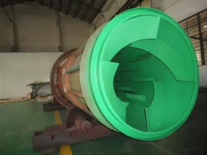 Pengering rotary dilapisi PTFE untuk mencegah lengket