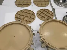 Komponen filter dilapisi PFA kemurnian tinggi untuk meningkatkan ketahanan korosi dan meminimalkan adhesi material