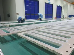 Lining PFA untuk bejana reaksi nitrogen trifluorida