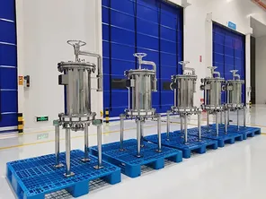 Filter cartridge dilapisi PFA kelas elektronik