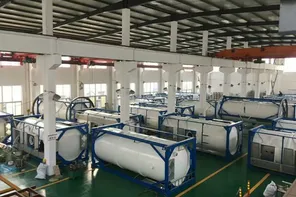 Kontainer Tangki dengan Lining Fluoropolimer untuk Industri Semikonduktor