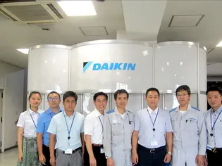 Daikin HQ (Osaka, Jepang) melakukan kunjungan fasilitas produksi