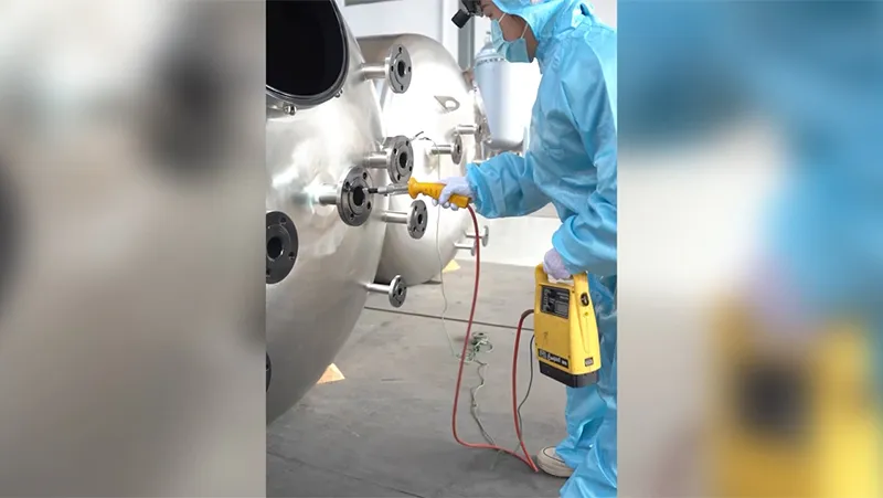 Uji Pelapisan pada Tangki Stainless Steel
