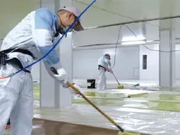 Aplikasi perekat pada panel