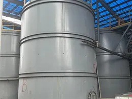 Tangki asam sulfat (Ø6m × 8m)